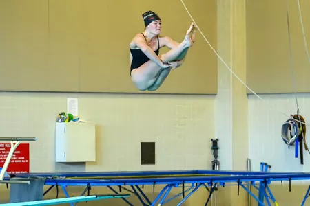 Davidson takes on VMI & UNC Asheville in non-conference swimming and diving action at the Charles A. Cannon Pool on Saturday, October 26, 2024 in Davidson, North Carolina. Credit - Tim Cowie/DavidsonPhotos.com