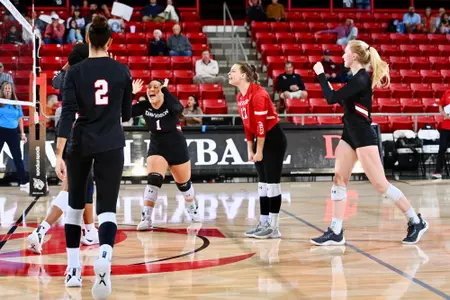 2024 VB Team On Court Celebration