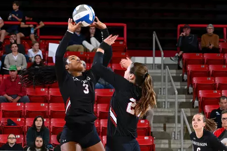 Davidson takes on Fordham in A-10 Conference women’s volleyball action at Belk Arena on Sunday, November 03, 2024 in Davidson, North Carolina. Credit - Tim Cowie/DavidsonPhotos.com