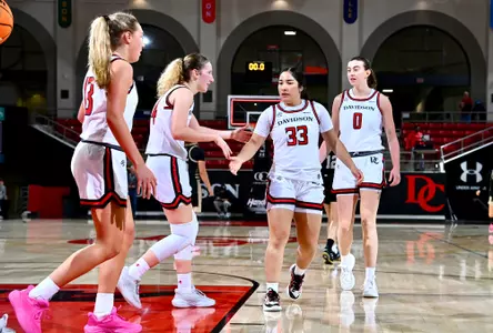 Davidson takes on UNC Pembroke in non-conference women’s basketball action at Belk Arena on Wednesday, December 18, 2024 in Davidson, North Carolina. Credit - Tim Cowie/Tim Cowie Photography