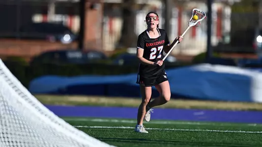 Davidson takes on High Point in non-conference women’s lacrosse action at Vert Stadium on Saturday, February 03, 2024 in High Point, North Carolina. Tim Cowie/DavidsonPhotos.com