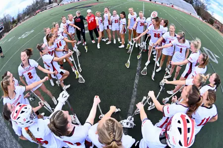Davidson takes on Mercer in non-conference women’s lacrosse action at the Smith Field at Richardson Stadium on Saturday, February 24, 2024 in Davidson, North Carolina. Tim Cowie/DavidsonPhotos.com
