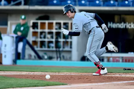 Davidson takes on Charlotte in non-conference baseball action at Atrium Health Ballpark on Tuesday, March 19, 2024 in Kannapolis, North Carolina. Credit - Tim Cowie/DavidsonPhotos.com