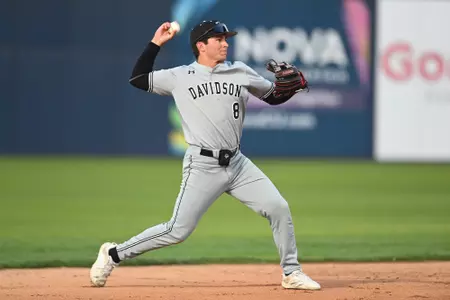 Davidson takes on Charlotte in non-conference baseball action at Atrium Health Ballpark on Tuesday, March 19, 2024 in Kannapolis, North Carolina. Credit - Tim Cowie/DavidsonPhotos.com