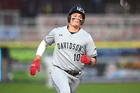 Davidson takes on Charlotte in non-conference baseball action at Atrium Health Ballpark on Tuesday, March 19, 2024 in Kannapolis, North Carolina. Credit - Tim Cowie/DavidsonPhotos.com