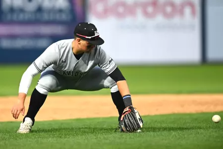 Davidson takes on Charlotte in non-conference baseball action at Atrium Health Ballpark on Tuesday, March 19, 2024 in Kannapolis, North Carolina. Credit - Tim Cowie/DavidsonPhotos.com