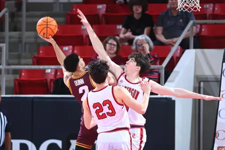 Davidson takes on Loyola of Chicago in A-10 men’s basketball action at Belk Arena on Wednesday, March 06, 2024 in Davidson, North Carolina. Credit - Tim Cowie/DavidsonPhotos.com