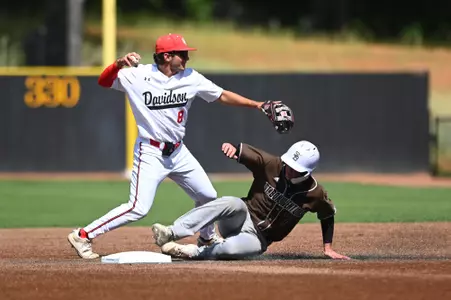 Davidson takes on St. Bonaventure in A-10 Conference baseball action at Wilson Field on Friday, May 10, 2024 in Davidson, North Carolina. Credit - Tim Cowie/DavidsonPhotos.com