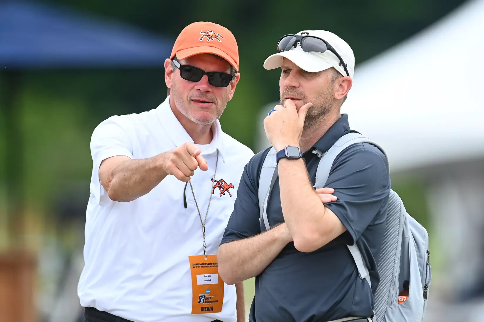 Teams participate in the first round of the 2024 NCAA Men’s Golf Regional at the UNC Finley Golf Course on Monday, May 13, 2024 in Chapel Hill, North Carolina. Credit - Tim Cowie/Tim Cowie Photography