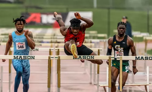 Jayden Smith at the 2024 A-10 Outdoor Championships