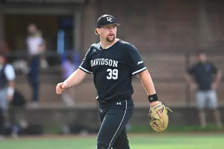 Davidson takes on St. Bonaventure in A-10 Conference baseball action at Wilson Field on Thursday, May 09, 2024 in Davidson, North Carolina. Credit - Tim Cowie/DavidsonPhotos.com