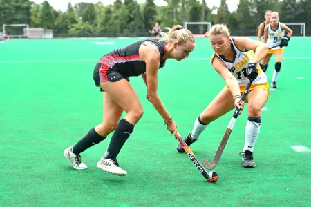 Davidson takes on Appalachian State in non-conference field hockey action at the Carol Grotnes Belk Turf Field on Sunday, September 15, 2024 in Davidson, North Carolina. Credit - Tim Cowie/DavidsonPhotos.com