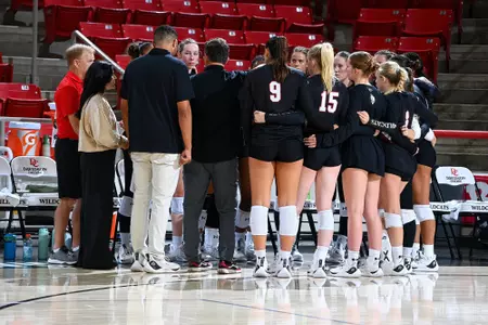 Davidson takes on Elon during the 2024 Wildcat Classic in women’s volleyball action at Belk Arena on Friday, August 30, 2024 in Davidson, North Carolina. Credit - Tim Cowie/DavidsonPhotos.com