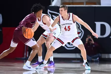 Davidson takes on Fordham in A-10 men’s basketball action at Belk Arena on Saturday, January 11, 2025 in Davidson, North Carolina. Credit - Tim Cowie/DavidsonPhotos.com