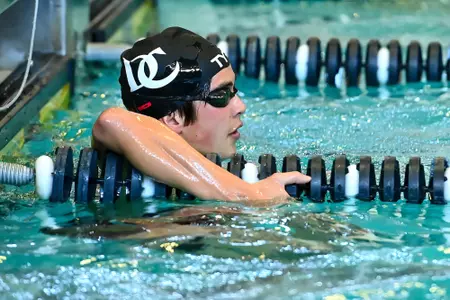 Davidson takes on VMI & UNC Asheville in non-conference swimming and diving action at the Charles A. Cannon Pool on Saturday, October 26, 2024 in Davidson, North Carolina. Credit - Tim Cowie/DavidsonPhotos.com