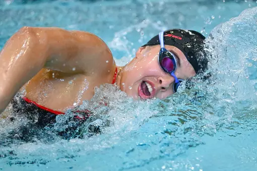 Pisano swim vs Queens 25