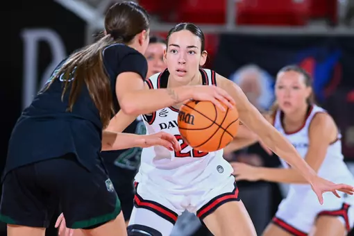 Davidson takes on Ohio in non-conference women’s basketball action at Belk Arena on Sunday, November 30, 2025 in Davidson, North Carolina. Credit - Tim Cowie/DavidsonPhotos.com @tjcowie