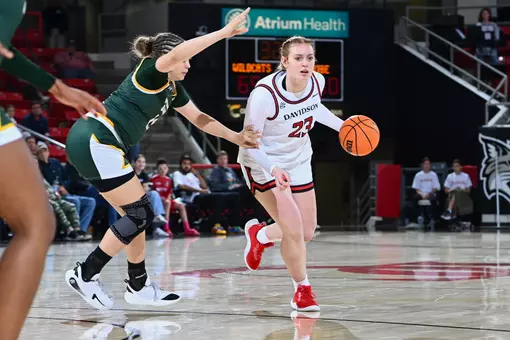 Davidson takes on William & Mary in non-conference women’s basketball action at Belk Arena on Thursday, November 06, 2025 in Davidson, North Carolina. Credit - Tim Cowie/DavidsonPhotos.com