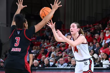 Davidson takes on NC State in non-conference women’s basketball action at Belk Arena on Sunday, December 21, 2025 in Davidson, North Carolina. Credit - Tim Cowie/DavidsonPhotos.com @tjcowie