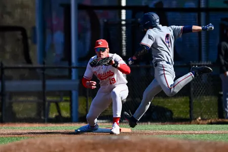 Davidson takes on Bucknell in non-conference baseball action at Wilson Field on Sunday, February 23, 2025 in Davidson, North Carolina. Credit - Tim Cowie/DavidsonPhotos.com