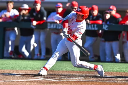 Davidson takes on Bucknell in non-conference baseball action at Wilson Field on Sunday, February 23, 2025 in Davidson, North Carolina. Credit - Tim Cowie/DavidsonPhotos.com