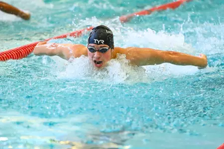 Davidson takes on VMI & UNC Asheville in non-conference swimming and diving action at the Charles A. Cannon Pool on Saturday, October 26, 2024 in Davidson, North Carolina. Credit - Tim Cowie/DavidsonPhotos.com