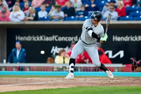 Davidson takes on NC State in non-conference baseball action at the Atrium Ballpark on Tuesday, March 18, 2025 in Kannapolis, North Carolina. Credit - Tim Cowie/DavidsonPhotos.com
