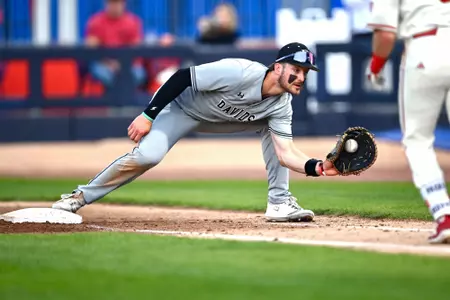 Davidson takes on NC State in non-conference baseball action at the Atrium Ballpark on Tuesday, March 18, 2025 in Kannapolis, North Carolina. Credit - Tim Cowie/DavidsonPhotos.com