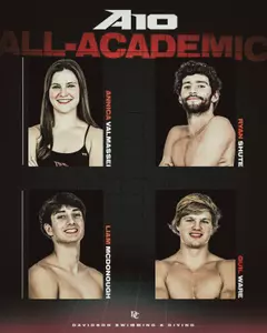 swim A-10 All-Academic 25