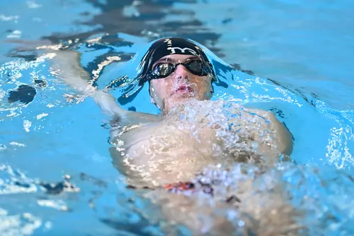 Davidson takes on Queens in non-conference swimming and diving action at the Charles A. Cannon Pool on Saturday, September 27, 2025 in Davidson, North Carolina. Credit - Tim Cowie/DavidsonPhotos.com @tjcowie