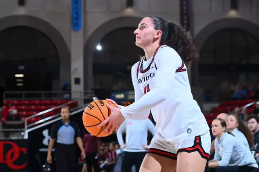Davidson takes on Fordham in A-10 women’s basketball action at Belk Arena on Wednesday, January 14, 2026 in Davidson, North Carolina. Credit - Tim Cowie/DavidsonPhotos.com @tjcowie