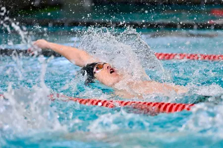 Davidson takes on William & Mary in non-conference swimming and diving action at the Charles A. Cannon Pool on Saturday, January 17, 2026 in Davidson, North Carolina. Credit - Tim Cowie/DavidsonPhotos.com @tjcowie