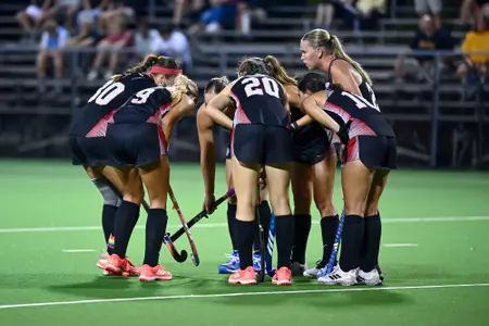 Davidson takes on VCU in A-10 field hockey action at the Carol Grotnes Belk Turf Field on Friday, October 16, 2026 in Davidson, North Carolina. Credit - Tim Cowie/DavidsonPhotos.com