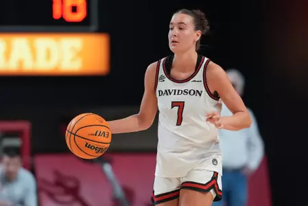Davidson takes on Dayton in women’s basketball action at Belk Arena on Saturday, February 21, 2026 in Davidson, North Carolina. Credit - Jim Dedmon/DavidsonPhotos.com