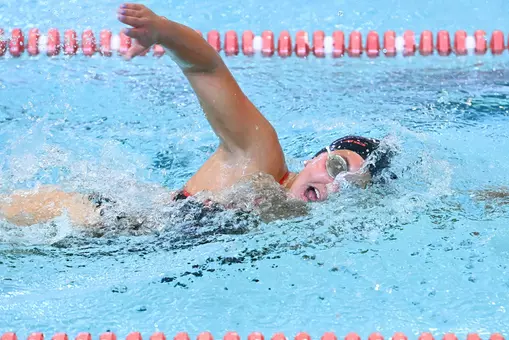 Davidson takes on Queens in non-conference swimming and diving action at the Charles A. Cannon Pool on Saturday, September 27, 2025 in Davidson, North Carolina. Credit - Tim Cowie/DavidsonPhotos.com @tjcowie
