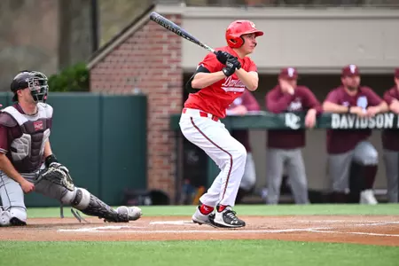 Davidson takes on Fordham in A-10 baseball action at Wilson Field on Sunday, March 15, 2026 in Davidson, North Carolina. Credit - Tim Cowie/DavidsonPhotos.com