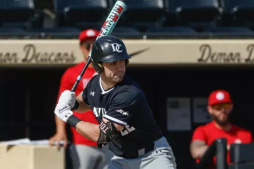 Davidson takes on LMU in non-conference baseball action at David F. Couch Ballpark on Sunday, March 01, 2026 in Winston-Salem, North Carolina. Credit - Jeff Sochko/DavidsonPhotos.com