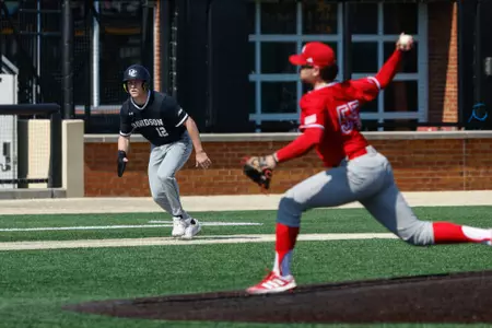 Davidson takes on LMU in non-conference baseball action at David F. Couch Ballpark on Sunday, March 01, 2026 in Winston-Salem, North Carolina. Credit - Jeff Sochko/DavidsonPhotos.com