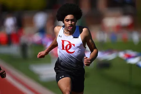 Davidson hosts the 2026 Davidson Relays at the Lisa and Jeff Case Track and Field Complex on Friday, March 27, 2026 in Davidson, North Carolina. Credit - Tim Cowie/DavidsonPhotos.com