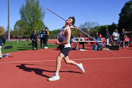 Davidson hosts the 2026 Davidson Relays at the Lisa and Jeff Case Track and Field Complex on Friday, March 27, 2026 in Davidson, North Carolina. Credit - Tim Cowie/DavidsonPhotos.com