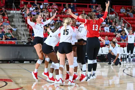 Davidson takes on NC State in non-conference women’s volleyball action at Belk Arena on Saturday, August 23, 2025 in Davidson, North Carolina. Credit - Tim Cowie/DavidsonPhotos.com @tjcowie