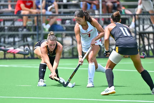 Davidson takes on Towson in non-conference field hockey action at the Carol Grotnes Belk Turf Field on Sunday, August 30, 2026 in Davidson, North Carolina. Credit - Tim Cowie/DavidsonPhotos.com @tjcowie
