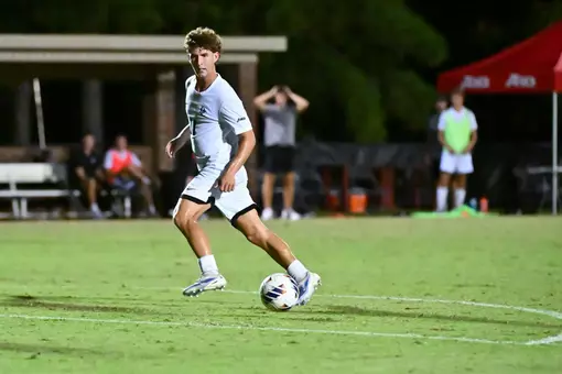 Davidson takes on George Mason in A-10 men’s soccer action at Alumni Stadium on Friday, September 11, 2026 in Davidson, North Carolina. Credit - Tim Cowie/DavidsonPhotos.com