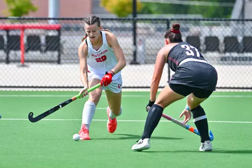 Davidson takes on Bellarmine in non-conference field hockey action at the Carol Grotnes Belk Turf Field on Sunday, September 20, 2026 in Davidson, North Carolina. Credit - Tim Cowie/DavidsonPhotos.com