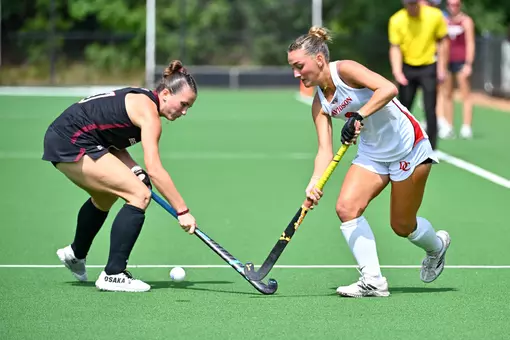 Davidson takes on Bellarmine in non-conference field hockey action at the Carol Grotnes Belk Turf Field on Sunday, September 20, 2026 in Davidson, North Carolina. Credit - Tim Cowie/DavidsonPhotos.com