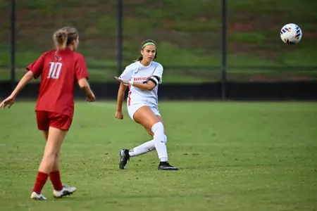 Davidson takes on Saint Joseph’s in A-10 women’s soccer at Alumni Stadium on Thursday, September 24, 2026 in Davidson, North Carolina. Credit - Tim Cowie/DavidsonPhotos.com