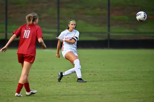 Davidson takes on Saint Joseph’s in A-10 women’s soccer at Alumni Stadium on Thursday, September 24, 2026 in Davidson, North Carolina. Credit - Tim Cowie/DavidsonPhotos.com
