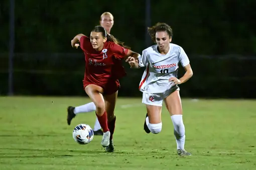 Davidson takes on Saint Joseph’s in A-10 women’s soccer at Alumni Stadium on Thursday, September 24, 2026 in Davidson, North Carolina. Credit - Tim Cowie/DavidsonPhotos.com