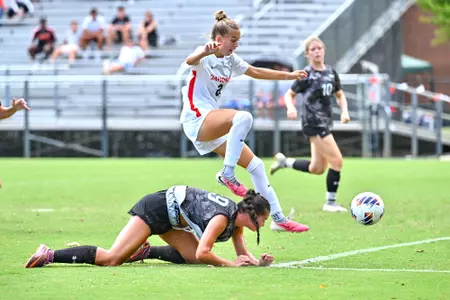 Davidson takes on Coastal Carolina in non-conference women’s soccer action at Alumni Soccer Stadium on Sunday, September 06, 2026 in Davidson, North Carolina. Credit - Tim Cowie/DavidsonPhotos.com