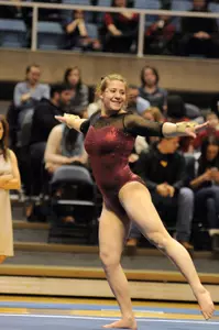Katie Menhinick won her first career all-around title